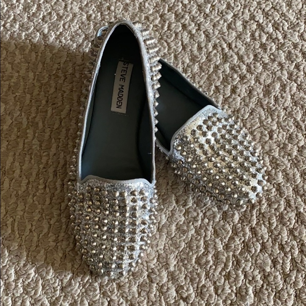 Steve Madden studded loafers